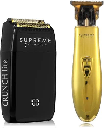 Vista 10 de Supreme Trimmer T-Shaper Trimmer & Crunch Lite Foil Shaver Grooming Kit