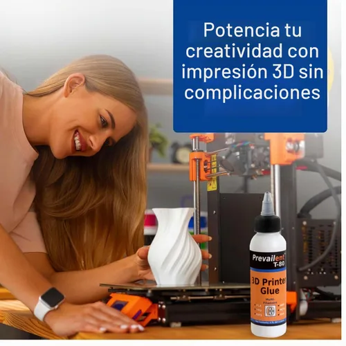 Vista 5 de Adhesivo para cama de impresora 3D para PLA, PETG, ABS, TPU y más, pegamento para cama para múltiples placas de construcción, reduce