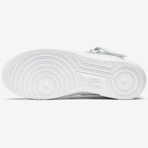 Vista 4 de Nike Air Force 1 Mid '07 Leather White 366731-100 para mujer