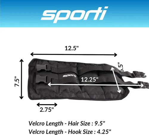 Vista 4 de Sporti Fitness Ankle Weights Aqua Belt Pool Exercise for Women & Men