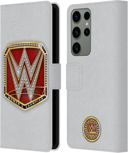 Vista 45 de Head Case Designs Officially Licensed WWE Cruiserweight Champion Title Belts Leather Wallet Case Compatible with Samsung Galaxy A07 4G Campeón