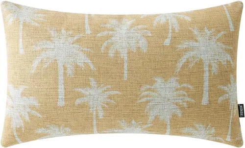 Vista 13 de [Usado] TRENDIN Funda de Almohada de Sofá con Palmera 18X18 Decoración Tropical de Verano Funda de Cojín Cuadrada de Lino Decoraciones para el Hogar