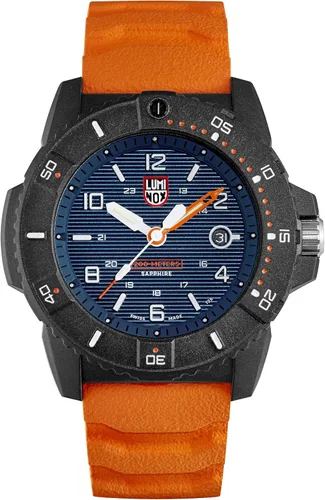 Vista 2 de Luminox XS.3603 Navy Seal Reloj Hombre Naranja 1.772 in CARBONOX, Azul marino, Casual, Buceador, Militar