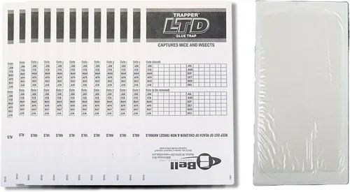 Vista 3 de Trapper LTD Tableros de pegamento para ratón/insectos - CASE (72 tablas)