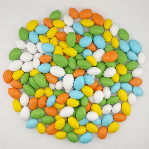 Vista 3 de Smarty Stop Jordan Almonds Candy - Almendras recubiertas de caramelo pastel, aperitivo comestible de confitería