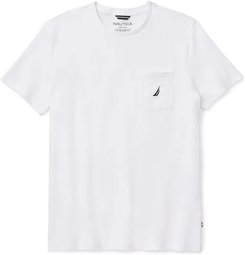 Vista 7 de Nautica Camiseta de bolsillo con ajuste clásico para hombre