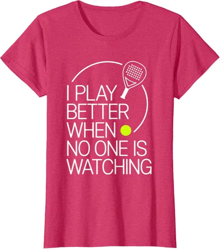 Vista 7 de Camiseta de tenis de pádel I Play Better When No One is Watching