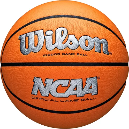 Vista 17 de Wilson NCAA Evo NXT Balones de Baloncesto Oficiales para Juegos en Interiores - Tamaños 6 y 7