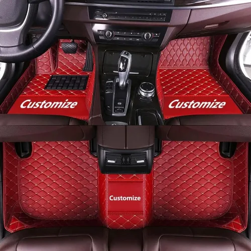 Vista 17 de Tapetes de piso de automóvil para 98 % de los sedán, SUV, MPV, automóvil, deportivo, cobertura completa, lindo, para hombres y mujeres, almohadillas