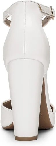 Vista 5 de DREAM PAIRS Coco Zapatos de tacón alto con punta, para mujer
