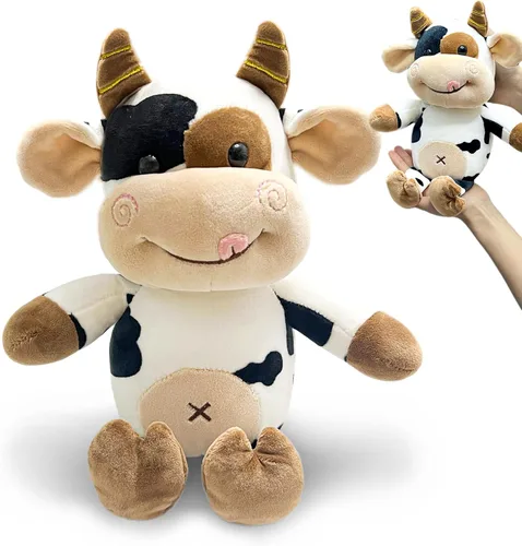 Vista 8 de Peluche de Oso Blanco de 10 pulgadas Juguetes de Animales de Peluche con Rosa, Peluches de Oso Polar Kawaii, Juguetes de Peluche de Animales Suaves