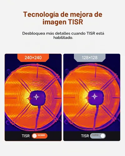 Vista 11 de TOPDON TC004 Mini cámara termográfica, resolución TISR de 240 x 240 Azul
