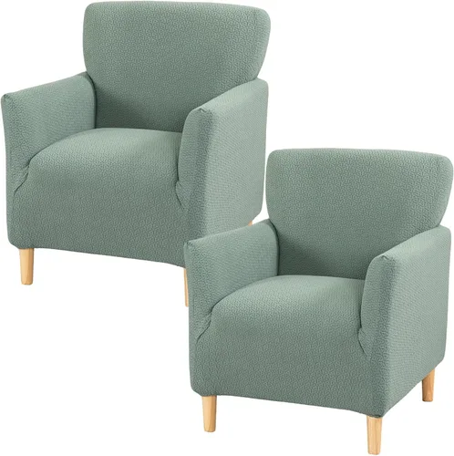 Vista 35 de HAOYONG - Funda elástica de terciopelo para silla de banquete, fundas para sillas de 1 pieza, fundas para sillones de sofá, funda suave para sillón
