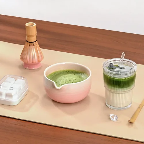 Vista 7 de Juego Matcha Kit Completo Matcha con Matcha Whsik Rosa
