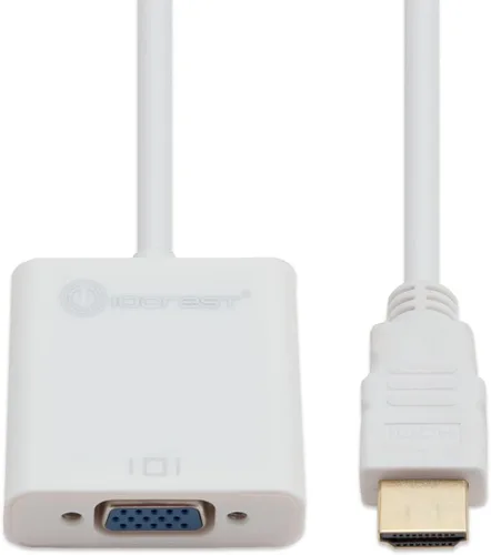 Vista 3 de IO Crest Adaptador activo de HDMI a VGA con soporte de audio a través de conector de 0.138 in (SY-ADA31044)