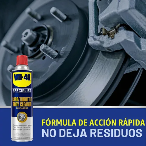 Vista 4 de WD-40 Specialist Limpiador de Cuerpo de Carb/Acelerador y Piezas, 13.5 OZ
