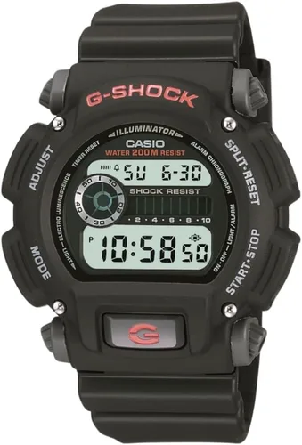Vista 6 de Casio DW9052 Series Men’s Digital Watch G-Shock 1/100 SEC Stop Watch Countdown Timer LED Light 200M WR Shock Resistant Multi Alarm
