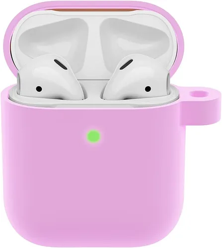 Vista 7 de OtterBox Funda suave al tacto para Apple AirPods (1ª y 2ª generación) - Elixir (morado claro)