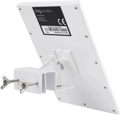 Vista 4 de Soporte de canalón para panel solar, soporte de montaje ajustable de aleación de aluminio resistente a la intemperie, ángulo perfecto para obtener