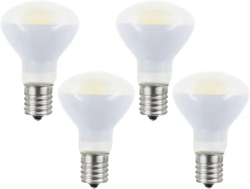 Vista 8 de 2-Pack E17 R14 LED Bulb, 4W Daylight 120V E17 Intermediate Base Mini Reflector Floodlight Light Bulb, Non dimmable