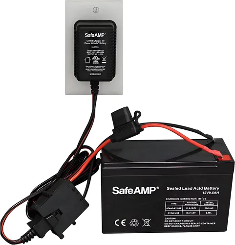 Vista 2 de SafeAMP Paquete de batería y cargador de Power Wheels