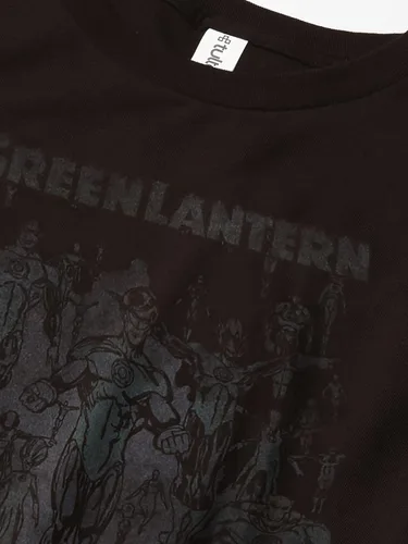 Vista 2 de Warner BROS Unisex-Child Green Lantern Lanterns of The Corps Boy's Premium Solid Crew Tee