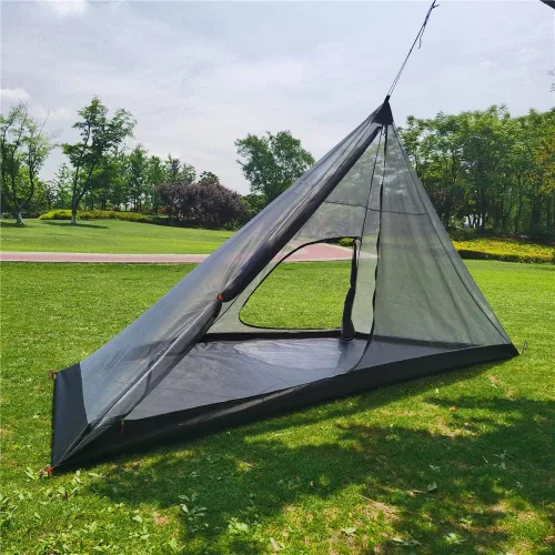 Vista 7 de Mosquitera de malla interior con fondo de bañera para tienda caliente Tipi