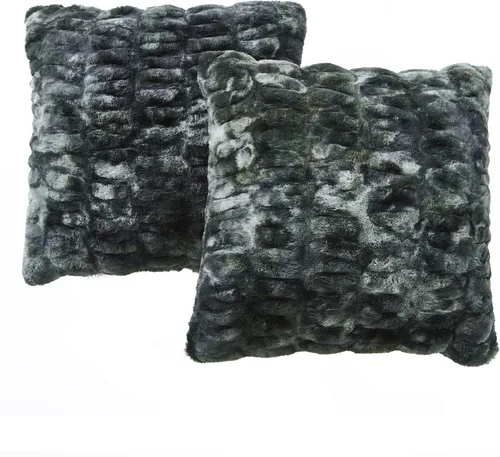 Vista 6 de Home Soft Things Shar Pei - Juego de 2 fundas de almohada decorativas, suaves, esponjosas, elegantes, estilo europeo, fundas de almohada para sofá
