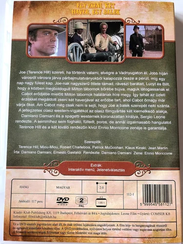 Vista 2 de Egy zseni, két haver, egy balek (1975) A Genius, Two Friends and an Idiot Un genio, due compari, un pollo HUNGARIAN Audio Only European DVD Region