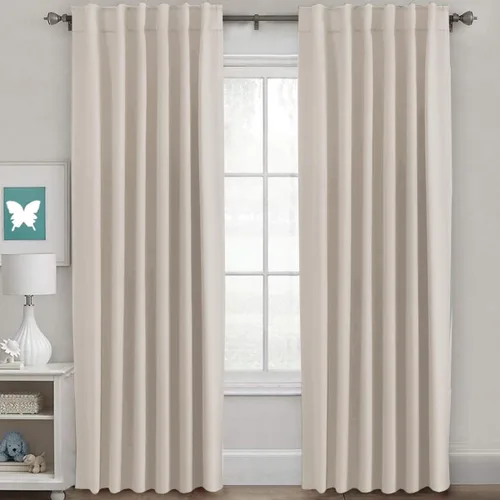 Vista 127 de H.VERSAILTEX Cortinas Opacas con Aislamiento Térmico, Paneles de Tratamiento de Ventanas que Oscurecen la Habitación, Cortinas Opacas para Sala