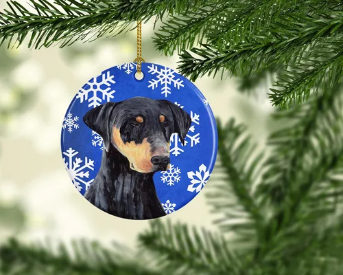 Vista 178 de Caroline's Treasures Cavalier Spaniel - Adorno de cerámica para colgar en el árbol de Navidad, para el hogar, Navidad, fiestas, regalo, 3 pulgadas