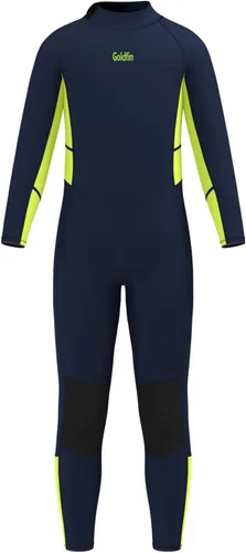 Vista 6 de Goldfin Traje de neopreno para niños y niñas, 0.118 in de neopreno con cremallera trasera que mantiene el calor para agua fría, natación, buceo