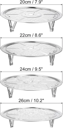 Vista 2 de Stainless Steel Steamer Rack With Stand