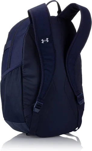 Vista 2 de Under Armour Unisex-Adult Hustle Lite Backpack , (410) Midnight Navy Midnight Navy Metallic Silver , One Size Fits All