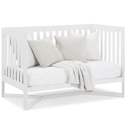 Vista 11 de Delta Children Tribeca - Cuna convertible 4 en 1, color blanco bianca Bianca Blanco