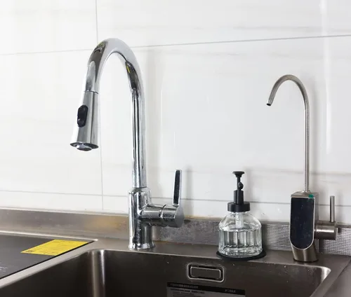 Vista 4 de Dispensador de jabón de 8 onzas para encimera de cocina y baño, líquido de manos recargable, detergente para platos, estilo granja