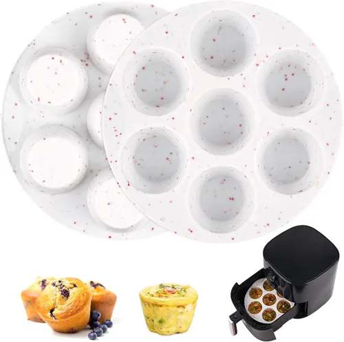 Vista 9 de Sakolla Paquete de 2 Moldes para Mini Pasteles de 3 Niveles, Sin BPA, 6 Cavidades de Silicona, Moldes para Cake Pops, Formas para Hornear Cake Pop