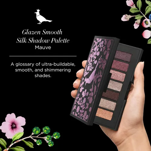 Vista 2 de butter LONDON Paleta de sombras de seda lisa Glazen Malvas
