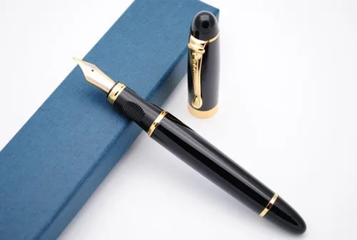 Vista 2 de JINHAO X450 - Pluma estilográfica con punta M (negro brillante)