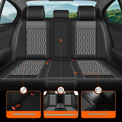 Vista 3 de AOMSAZTO Funda de asiento de automóvil ajuste personalizado para Toyota RAV4 2013-2026, protector de cojín de asiento de automóvil, impermeable