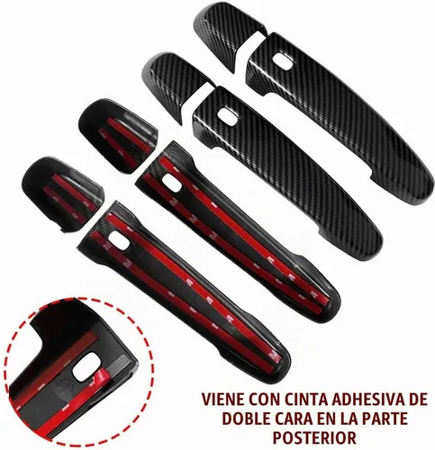 Vista 7 de DEYTOP Cubierta para Manija de Puerta Compatible con Chevy Malibu y Blazer 2018-2025, Equinox y Traverse 2018-2024 Protector de Manija de Puerta