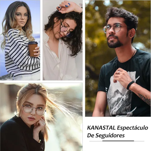 Vista 16 de KANASTAL Gafas de sol redondas polarizadas para mujeres y hombres, estilo hippie con protección UV400