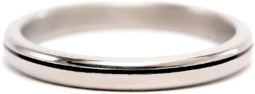 Vista 2 de Women's titanium and carbon fiber ring. Unique wedding band. Water resistant and hypoallergenic. (00334_2N)