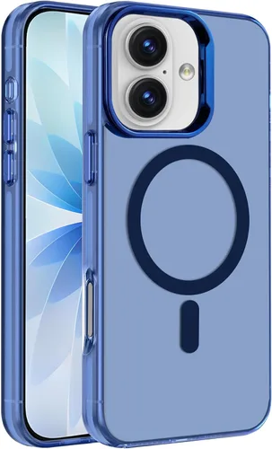 Vista 13 de S. Tedazo Funda magnética para iPhone 7/8 Plus (5.5 pulgadas) compatible con MagSafe, [no amarillenta] delgada, a prueba de golpes, funda para Negro