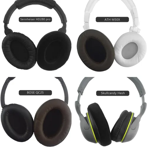Vista 3 de Geekria Comfort - Almohadillas de repuesto de terciopelo compatibles con Sony, SteelSeries Arctis, Turtle Beach, Skullcandy, HyperX y otros