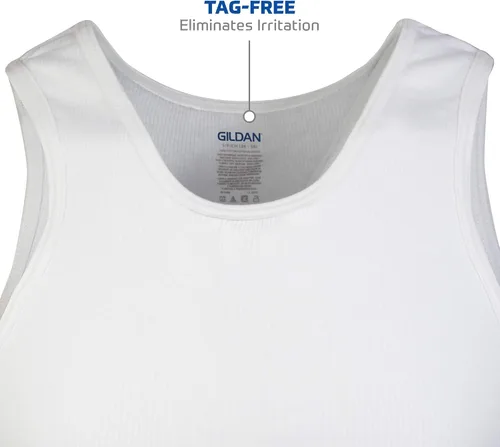 Vista 12 de Gildan - Camiseta sin mangas A-Shirt para hombre, paquete múltiple, estilo G1104
