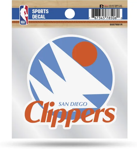 Vista 12 de Rico Industries NBA unisex-adult NBA Retro 4x4 Decal