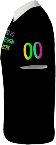 Vista 4 de Camisa polo personalizada para hombre, camisas de golf personalizadas, diseña tu propio logotipo de impresión personalizado, texto, foto, logotipo