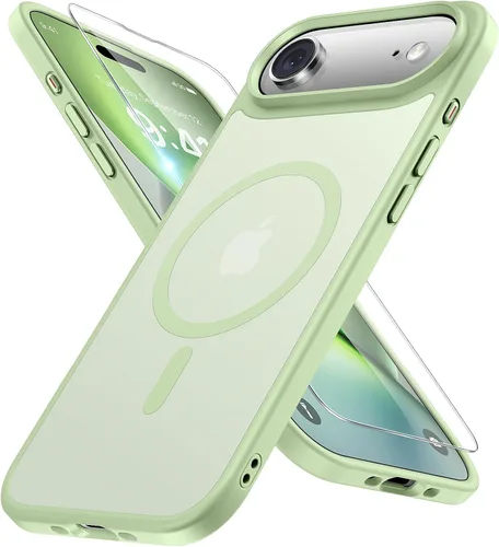 Vista 28 de Miracase - Funda magnética para iPhone 13 de 6.1 pulgadas (compatible con MagSafe) (con 2 protectores de pantalla), protección de grado militar