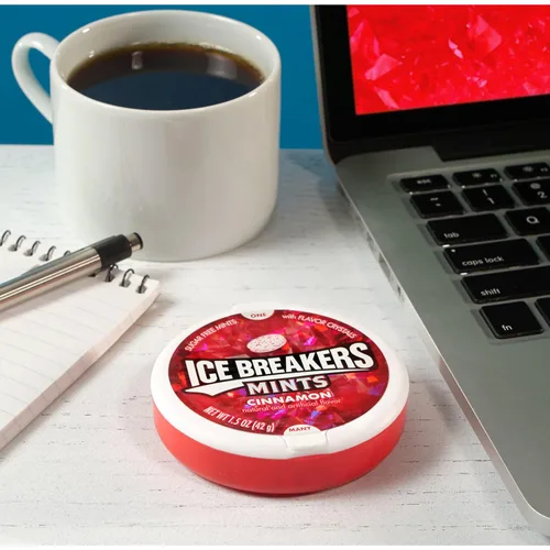 Vista 6 de Ice Breakers, latas de mentas sin azúcar con sabor a canela, 1.5 oz (8 unidades)